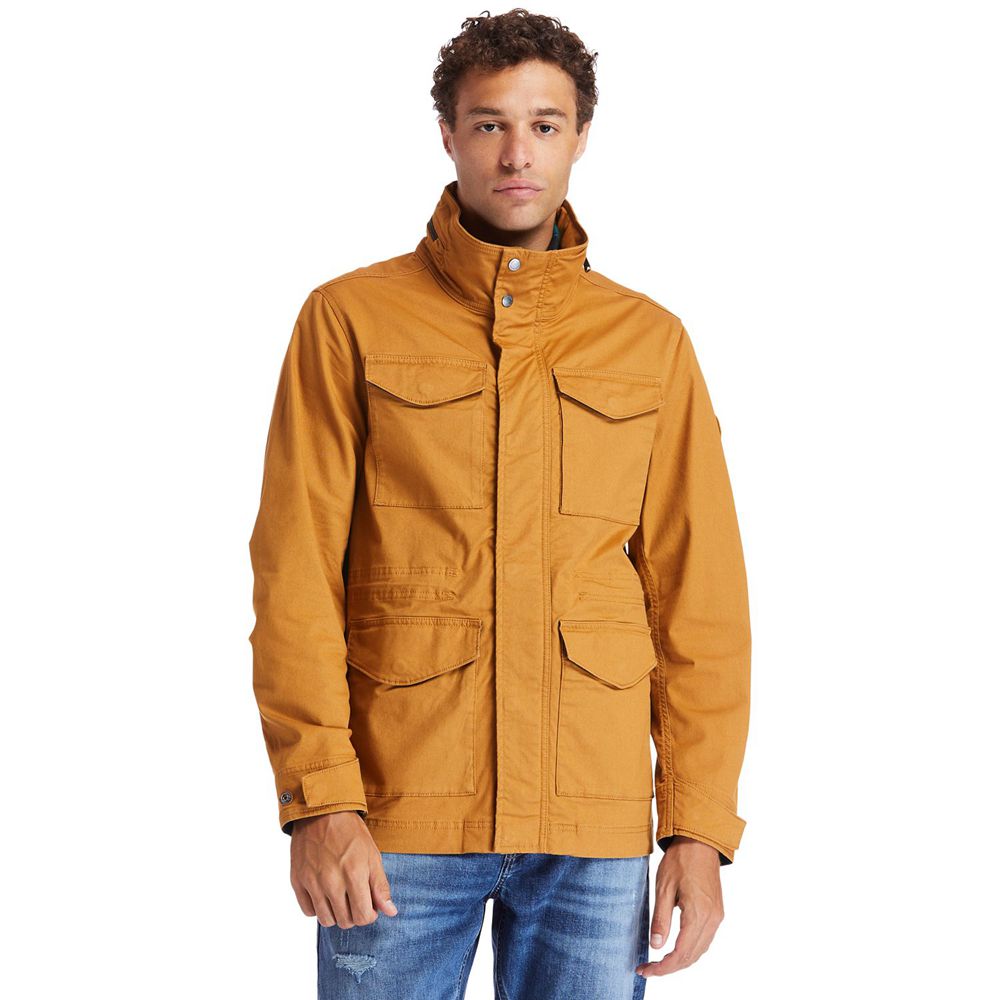 Timberland Mens Jackets Crocker Mountain M65 - Brown - India CR6931807